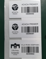 UHF RFID sur étiquette en métal Sliverline Tag imprimable pour la gestion des actifs