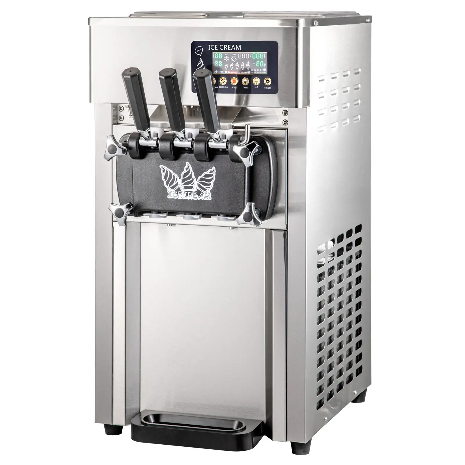 SIHAO-168 menawarkan khusus 20-28L/H layar pintar konsumsi energi tinggi rendah lembut melayani es krim untuk Kafe