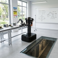 Robot IA bipèdés à double bras programmable pour la production électronique et l'éducation des services à domicile