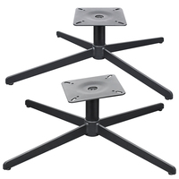 Base de canapé en métal rotative à 360 degrés de haute qualité Foshan, base de chaise à quatre pieds, accessoires de meubles, base de chaise
