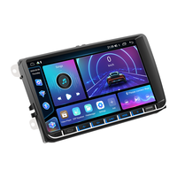 Système de navigation GPS 2din, Carplay sans fil, Android Auto, type-C, écran tactile Android 9 pouces, autoradio Android pour VW