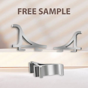 Accessoires de réfrigérateur en alliage d'aluminium manuel, support pour étagère, support pour bac à légumes, crochet pour congélateur, pièces détachées pour réfrigérateur pour la maison - Product Image 2