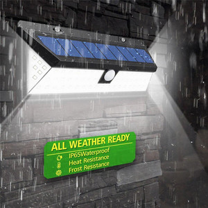 Solar Powered Outdoor Wall <b>Light</b> LED <b>Motion</b> <b>Sensor</b> Waterproof Garden Patio Villa Lighting - Product Image 1