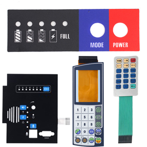 ฟิล์มปิดหน้าสวิตช์เมมเบรนโพลีเอสเตอร์ 8 ปุ่ม พร้อมไฟ LED - Product Image 4