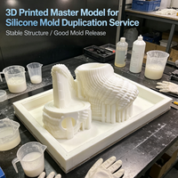 Prototype d'impression 3D en résine SLA haute précision, sculpture complexe personnalisée, modèle de coque de main pour composant d'affichage artistique
