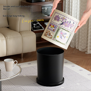 Nhà Bếp thùng rác có thể với bánh xe và có thể tháo rời bên trong Bin, 12L kép ngăn bước đạp - Product Image 1