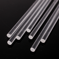 SUCCESS Tige de guidage de lumière en verre de quartz transparent à haute température Tiges de fibre optique personnalisées Produit de qualité supérieure