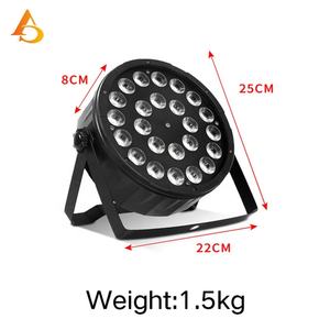 24 Luces LED RGBWA UV de 18 W y 6 en 1 para Escenario, Iluminación de Escenario con Control Remoto - Product Image 5