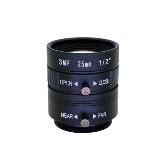 25mm F1.2 3MP Fixed CS Mount Lens High Definition CCTV Camera Lens for Security Surveillance