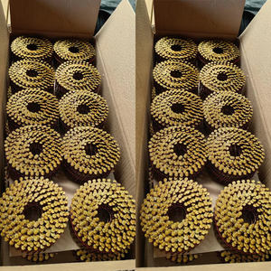 Precio de fábrica 2,5*70mm anillo de acero galvanizado vástago paleta bobina clavo punta de diamante para paletas de madera Material de hierro Clavo Rolado - Product Image 5