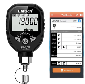 Medidor de vacío <span class=keywords><strong>digital</strong></span> inalámbrico <span class=keywords><strong>Elitech</strong></span>, medidor de presión de refrigerante HVAC Micron, fugas de temperatura para prueba de plástico - Product Image 5