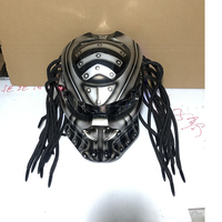 Casque de moto intégral en résine de haute qualité + ABS, design respirant, unisexe, structure protectrice à 3 couches, visière transparente
