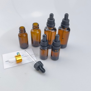 ขวดแก้วหยดขนาด 1 ออนซ์ 2 ออนซ์ (30 มล. 60 มล.) สีเหลืองอำพัน สีใส สีฟ้า สำหรับบรรจุของเหลว พร้อมหลอดหยดสำหรับน้ำมันหอมระเหย ลดราคาพิเศษ - Product Image 6