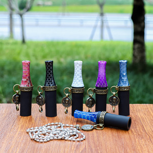 Punte per bocca di narghilè fatte a mano in metallo Silicone Shisha Chicha bocchino con punta filtrante con collana - Product Image 3