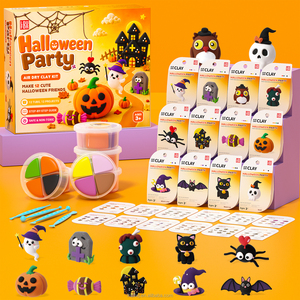 Ensemble de pâte à modeler pour enfants conforme à la norme CPC, pâte à modeler ultra légère à séchage à l'air, pâte à modeler sûre, douce et non toxique pour l'art en classe préscolaire - Product Image 2
