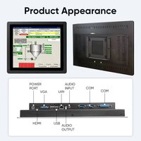 KEINONE Panel PC Industrial con Pantalla Táctil de 10.4/15/15.6/17/19/21.5 Pulgadas, Android, para Interiores, OEM, con Animación y Texto