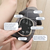 Luftdruck-Kniemassagegerät mit Mehrstufiger Wärmekompression, Vibration, Mehreren Modi, Beinheizung, LCD-Anzeige und Touch-Bedienung