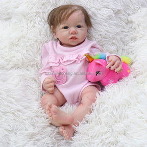 Muñeca <span class=keywords><strong>Reborn</strong></span> Saskia de 16 pulgadas, resistente al agua, silicona sólida, suave, DIY juguete, ya pintado, recién nacido, bebé, niñas <span class=keywords><strong>Reborn</strong></span> - Product Image 4