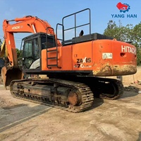 Excavatrice hydraulique d'occasion Hitachi ZX470LCH-5G 47 tonnes pour travaux de construction