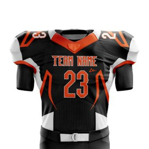 Tenue de football américain légère et respirante, coupe confortable, uniforme de football américain personnalisé imprimé, ensemble d'uniformes de football américain pas cher - Product Image 4