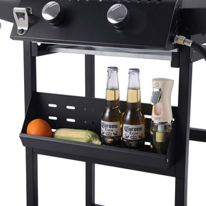 <span class=keywords><strong>Barbecue</strong></span> à gaz d'extérieur avec grande surface de cuisson, panier de rangement supérieur, OEM pour événements festifs et équipements de réunion - Product Image 3