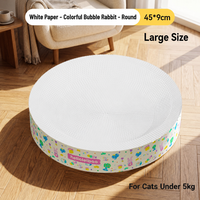 Jouet de luxe pour petit chien, panier à chat en carton doux et résistant, super grand nid pour chat, griffoir intégré résistant à l'usure et aux rayures