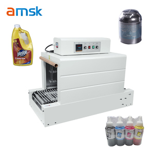 BS-4035 Macchina Automatica a Catena per Etichettatura e Imballaggio Termoretraibile con Film PVC per Bottiglie in Plastica - Product Image 1