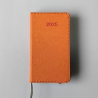 Hersteller anpassung Pu Cover Mini Diary Agenda Kalender Planer Notizbuch mit elastisch gebundenem Taschen tagebuch Notizbuch