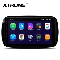 Lecteur multimédia automobile Android 9 pouces 64 Go pour Smart Fortwo Coupé / Cabrio 2015-2018, processeur octa-core, écran IPS, égaliseur DSP, plusieurs interfaces utilisateur