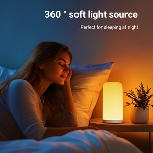 Lámpara de Escritorio LED con Control Táctil, Regulable, Colores RGB, Diseño Moderno, Luz Nocturna LED que Cuida la Vista - Product Image 4