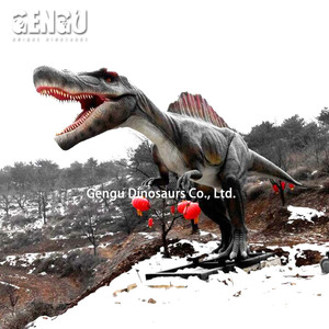 Sculpture de dinosaure animatronique d'intérieur/extérieur en métal souple pour écoles, jardins d'enfants, garderies, aéroports, centres commerciaux, parcs d'aventure - Product Image 1