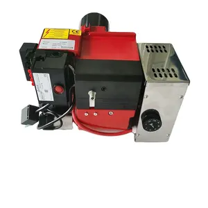 Waste oil burner with oil nozzle