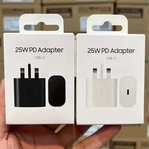 Adaptateur secteur USB-<span class=keywords><strong>C</strong></span> 25W en gros pour <span class=keywords><strong>Samsung</strong></span>, prise UK, chargeur mural USB-<span class=keywords><strong>C</strong></span> 25W, charge ultra rapide - Product Image 1