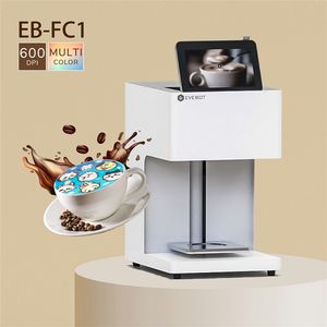 เครื่องพิมพ์กาแฟและอาหารอัตโนมัติ EVEBOT EB-FC1 สีสันสดใส พร้อมหมึกกินได้ รับประกัน 1 ปี สำหรับเค้กและลาเต้อาร์ตเซลฟี่ - Product Image 1