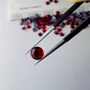 คริสตัลติดเสื้อผ้าแบบแบน JPStrass สีดำ Lt <span class=keywords><strong>Siam</strong></span> Jonquil สำหรับชุดราตรี SS20 - Product Image 3
