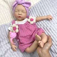 Poupée Reborn en Silicone Faite à la Main de 20 Pouces, Caractéristiques Détaillées, Texture Réaliste, Poids Authentique, Peut Se Laver, Poupées Interactives