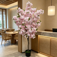 Bunga Dekorasi Abadi Bunga Sakura Palsu Pohon Bunga Buatan Dekorasi Bunga Buatan untuk Acara Pernikahan Rangkaian Bunga Buatan