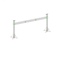 Structure de scène robuste et structure pour écran LED, installation rapide et facile, structure de scène universelle en aluminium pour événements intérieurs et extérieurs