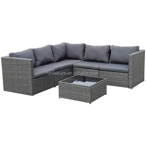 Garden Sectional Sofa Set 5 Seater Outdoor Sofa Set Rattan Patio Wicker Rattan Sofa Living Room Modern