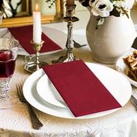 Fabricants Personnalisé Cuisine Fête Mariage Serviette De Table Rouge Pliable Linge Sensation Serviettes En Papier Coloré Serviette En Papier Airlaid