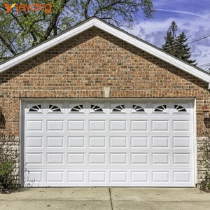 <span class=keywords><strong>Porte</strong></span> <span class=keywords><strong>de</strong></span> <span class=keywords><strong>garage</strong></span> sectionnelle moderne à grain <span class=keywords><strong>de</strong></span> bois avec fenêtre artistique, taille personnalisée, <span class=keywords><strong>porte</strong></span> basculante, Super Usine - Product Image 5