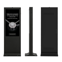 Pantalla LED de 43/55 Pulgadas para Exteriores, 2500 Nits de Alto Brillo, Resistente al Agua IP65, Legible Bajo la Luz Solar, Iluminación Directa, 120Hz