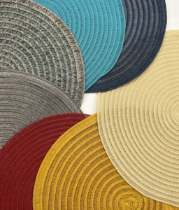 Manteles Individuales Redondos Tejidos de Material Nuevo, Ecológicos, de 38 cm x 38 cm, Aislantes, Resistentes al Calor, para Bodas y Cenas - Product Image 5