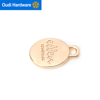 Étiquettes et étiquettes métalliques pour sacs à main, logo métallique gravé, accessoires pour sacs, étiquette métallique