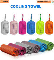 Serviettes rafraîchissantes en microfibre de haute qualité, hypoallergéniques, à séchage rapide, douces et respirantes pour le yoga, le sport, la gym, la natation, OEM/ODM