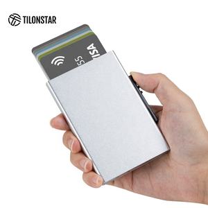 TILONSTAR TWM107, superventas, tarjetero de aluminio antirrobo para hombre, tarjetero de identificación de crédito emergente con función de bloqueo RFID - Product Image 4