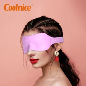 ojo máscara de silicona Suppliers-Mascarilla y accesorios para ojos, máscara de Gel de silicona con cuentas