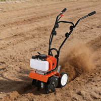 Machine à défricher le sol multifonctionnelle à essence, motoculteur rotatif, micro-motoculteur, outils agricoles, moteur 52cc