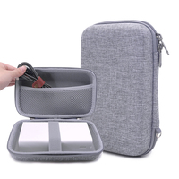 Étui pour batterie externe en EVA imperméable, boîte de rangement multifonctionnelle en EVA pour organisateur de câbles, chargeurs, sac pour appareils électroniques