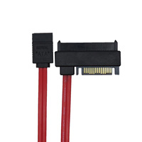 Cable RAID de disco duro SAS de 29 pines a SATA de 7 pines con cable de alimentación SATA